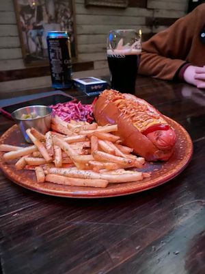 Hot dog at Church - Temple of Fun in Sheffield