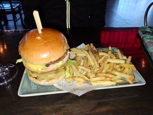 April 2026 - 'Meat Your Maker' burger at Church - Temple of Fun in Sheffield