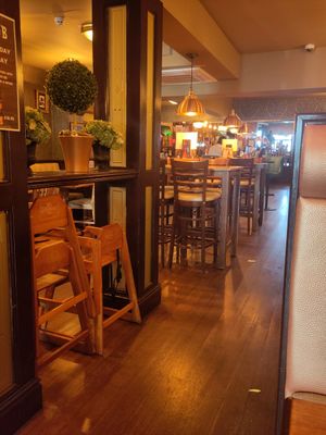 Inside at Wolfies Wine Bar in Skegness