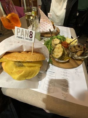 Panini  at Pan8 in Bologna