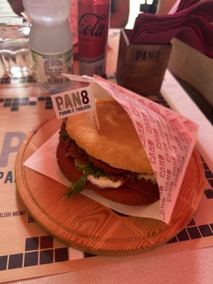 Sandrone sandwich   at Pan8 in Bologna