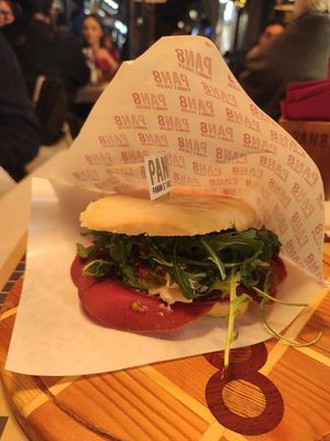 Panini Sandrone at Pan8 in Bologna