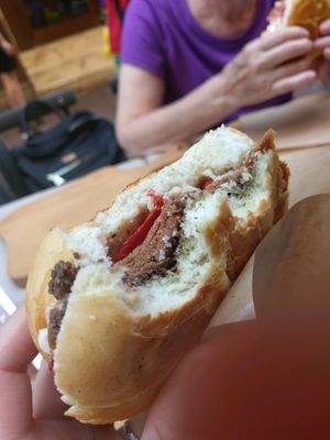 Sandwich at Pan8 in Bologna