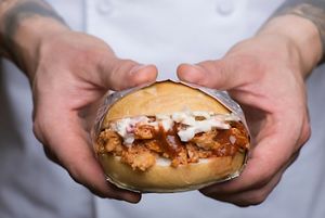 Vegan BBQ Sandwich  at Barvecue in Cornelius