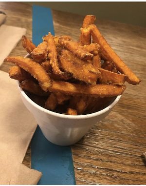 Sweet potato fries  at Bareburger in Forest Hills