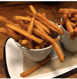 Sweet potato fries  at Bareburger in Forest Hills