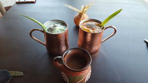 Vegan Smoothies and vegan hot chocolate. A must! at Farm To Table in Tulum