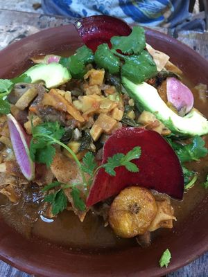 Chilaquiles  at Farm To Table in Tulum