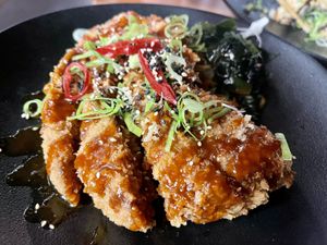 Crispy aubergine (epic)  at Silk in Korcula