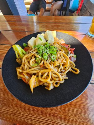 Lunch with a beautiful view
I had the nudon with extra tofu - delicious! at Silk in Korcula
