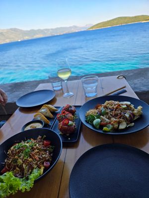 Vegan options at Silk in Korcula