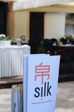 Outdoor Seating 🌱 at Silk in Korcula