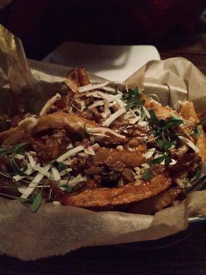 Poutine (vegan) at Argosy in Atlanta