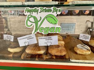 Vegan box at Happy Donuts in West London