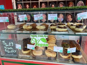   at Happy Donuts in West London