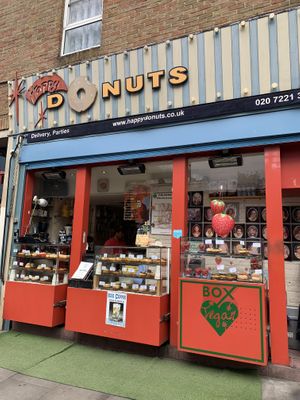 Vegan box    at Happy Donuts in West London