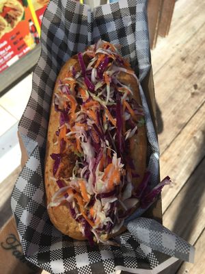 Vegan little miss pigless at Frankly My Dog - Food Stall in Hillarys