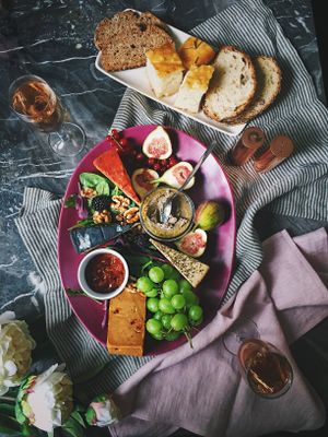 Vegan Cheese Platter at Cafe Forty One in West London