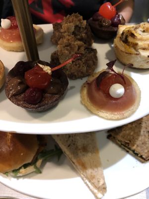 Pastries and tea sandwiches at Cafe Forty One in West London