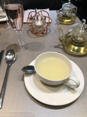 Tea with ginger at Cafe Forty One in West London