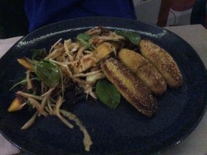 The surprise dish which was very nice at Cafe Forty One in West London