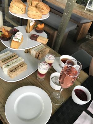vegan tea time at Cafe Forty One in West London