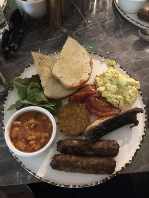 Vegan English Breakfast! at Cafe Forty One in West London