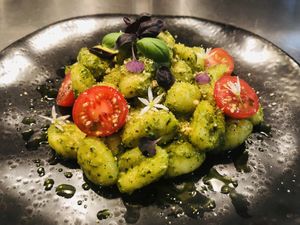 Plantbased Gnocchi Pesto at Cafe Forty One in West London