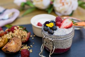 Breakfast Chia Jar at Cafe Forty One in West London