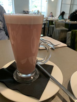 Ruby Latte at Cafe Forty One in West London