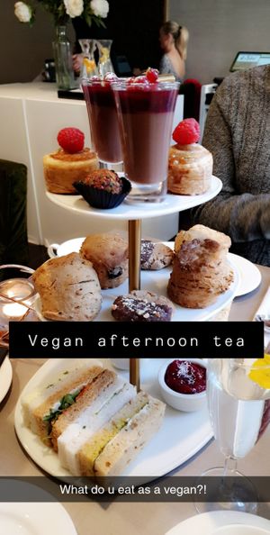 Vegan afternoon tea at Cafe Forty One in West London