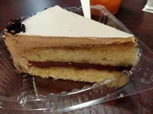 Tiramisu cake at TNK Vegan Cafe in Modesto