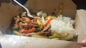 Mongolian beef 5/5 #Veganuary at TNK Vegan Cafe in Modesto
