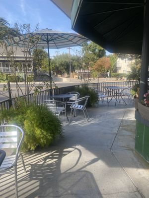 Cute Outdoor City Near Downtown -Watch the Intersection  at TNK Vegan Cafe in Modesto