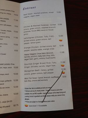 Menu 4 of 6 at TNK Vegan Cafe in Modesto