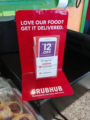 GrubHub at TNK Vegan Cafe in Modesto