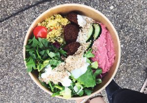 Falafel Bowl at QualiLife Green - Food Truck in Saarbrucken