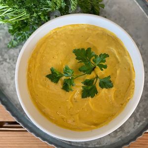 All house-made soups are made from scratch with real ingredients! Always vegan. Always gluten-free. at Bodhi Tree Juice Co in Grand Haven