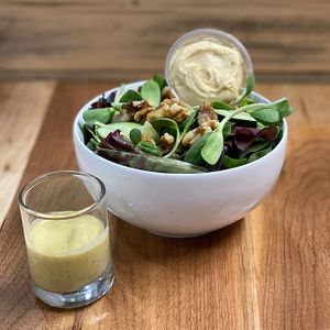 Try one of our delicious power salad bowls! at Bodhi Tree Juice Co in Grand Haven