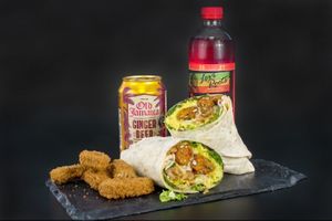 Sowl wrap at Sowl Fuud in Gloucester