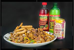 Kebab & herby chips at Sowl Fuud in Gloucester