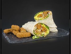 Nugget wrap at Sowl Fuud in Gloucester