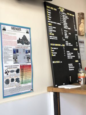 Menu at Sowl Fuud in Gloucester