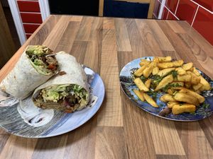 Eat in is also possible  at Sowl Fuud in Gloucester