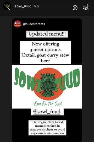  at Sowl Fuud in Gloucester