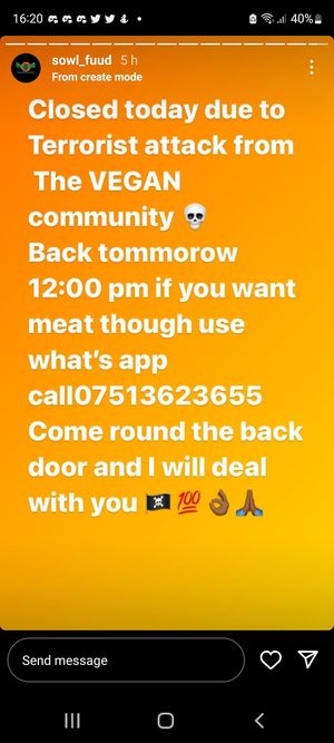  at Sowl Fuud in Gloucester