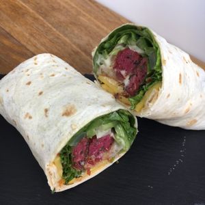 Sowl wrap at Sowl Fuud in Gloucester