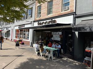 Outside  at Tacoria in Princeton