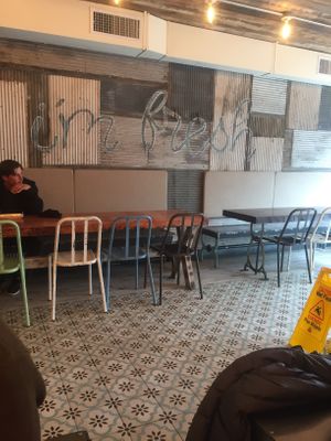 Seating at Tacoria in Princeton