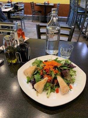Vegan salad at La Pizzeria in Campbell